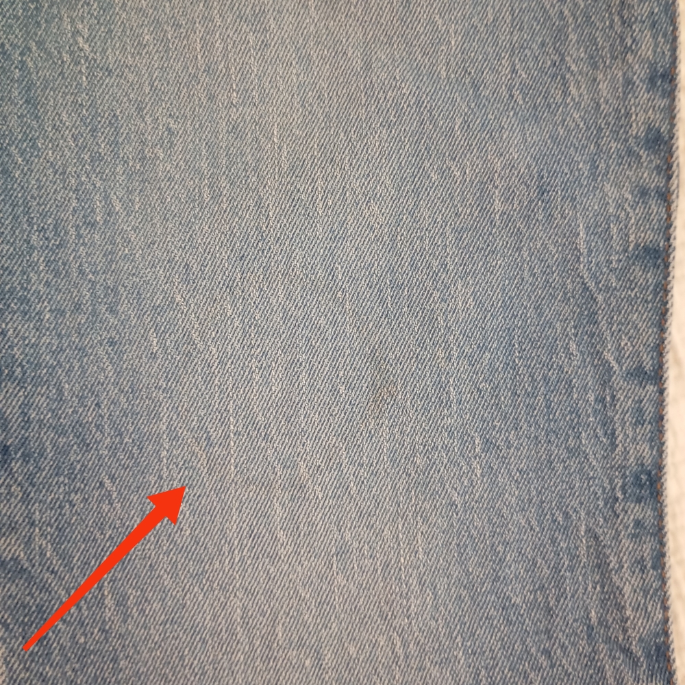 Madewell Blue Denim Jeans straight leg size 27t (flaw) - Picture 6 of 12